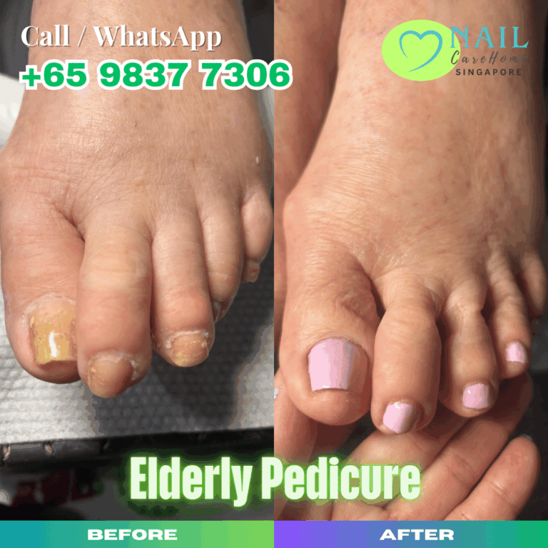 elderly home manicure pedicure Singapore